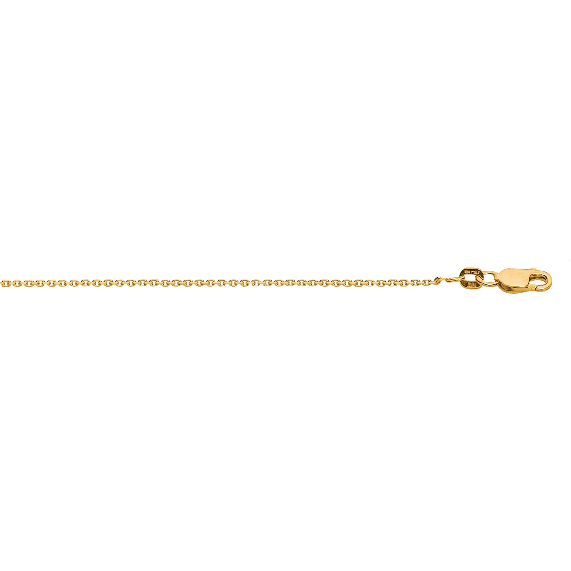 Royal Chain Silver 1.4mm Diamond Cut Cable Chain AGYCAB035