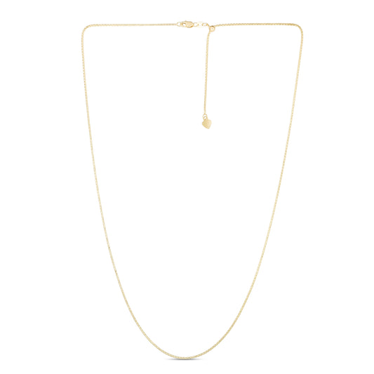 Royal Chain 14K Gold 1.3mm Adjustable Popcorn Chain ARPC030