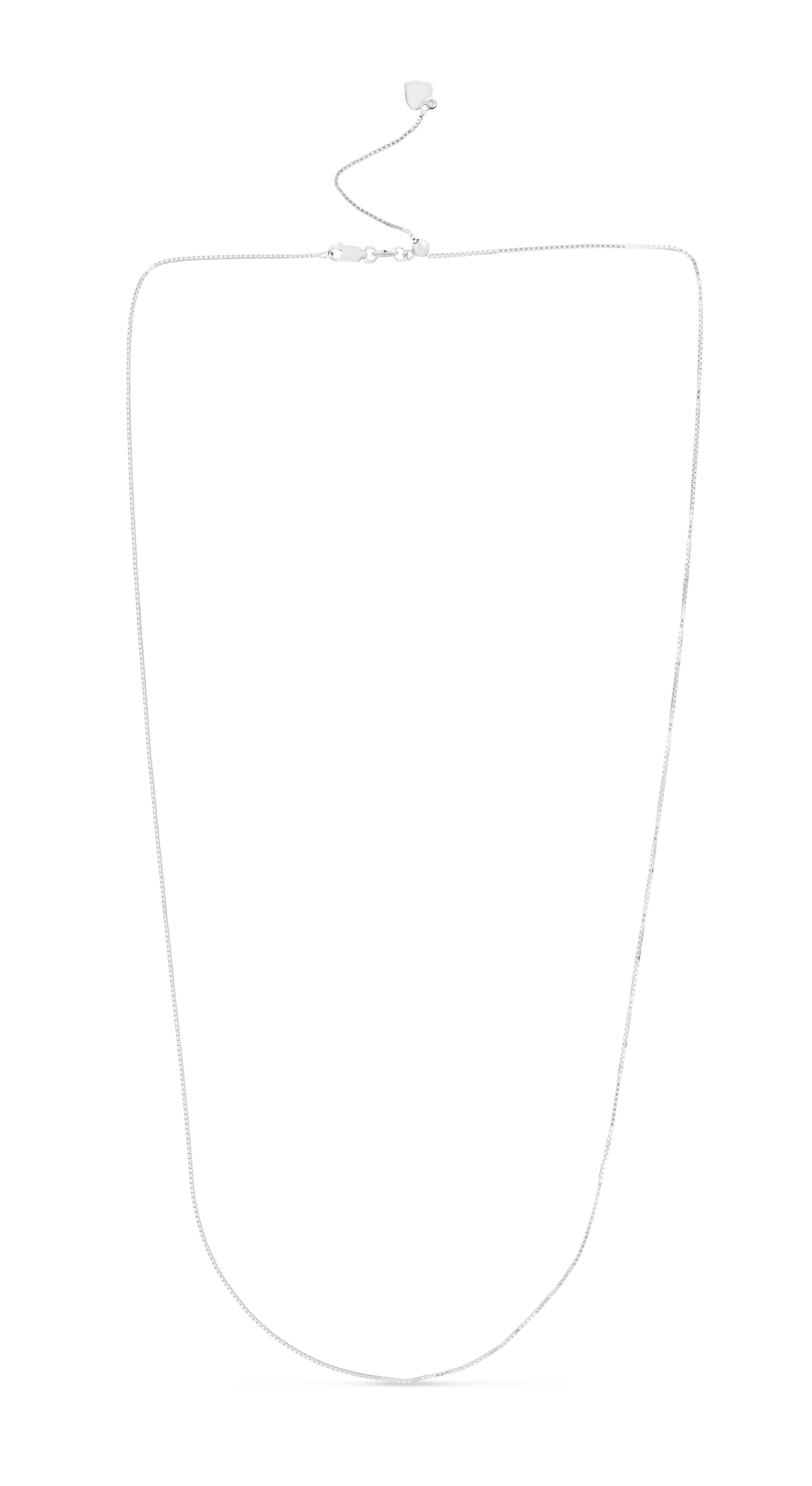 Royal Chain 14K Gold 0.68mm Adjustable Box Chain AWBOX015