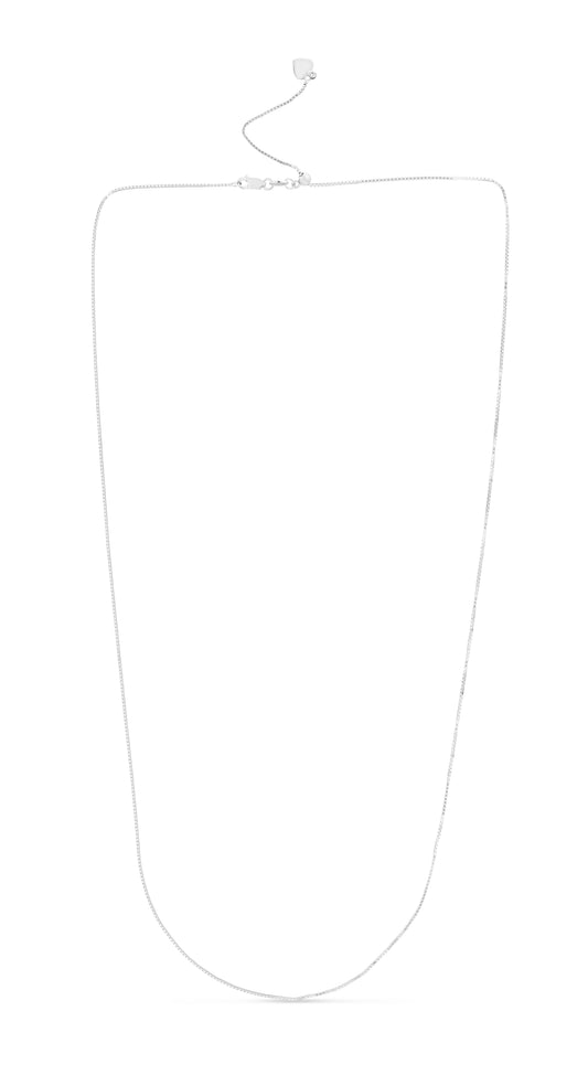 Royal Chain 14K Gold 0.68mm Adjustable Box Chain AWBOX015