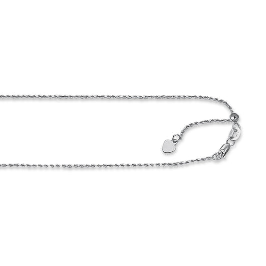 Royal Chain 14K Gold 0.95mm Adjustable Rope Chain AWROY1