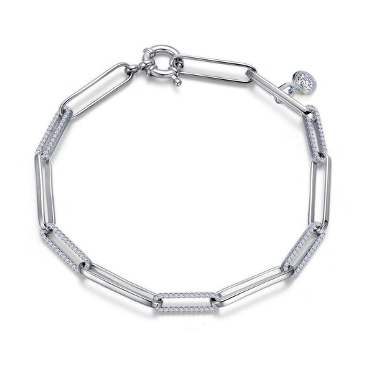 Lafonn 1.65 CTW Paperclip Bracelet