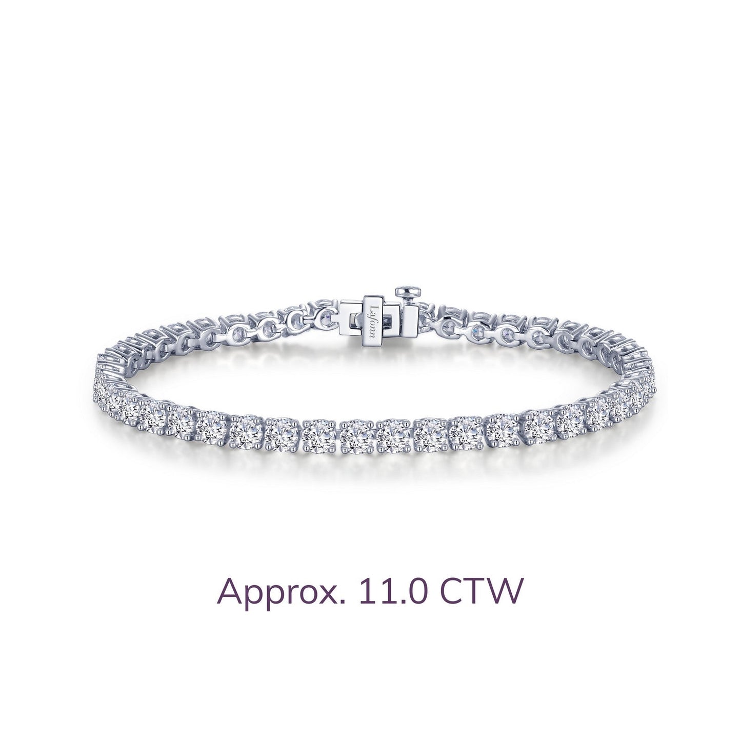 11.0 CTW Statement Alternating Tennis Bracelet