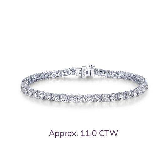 11.0 CTW Statement Alternating Tennis Bracelet