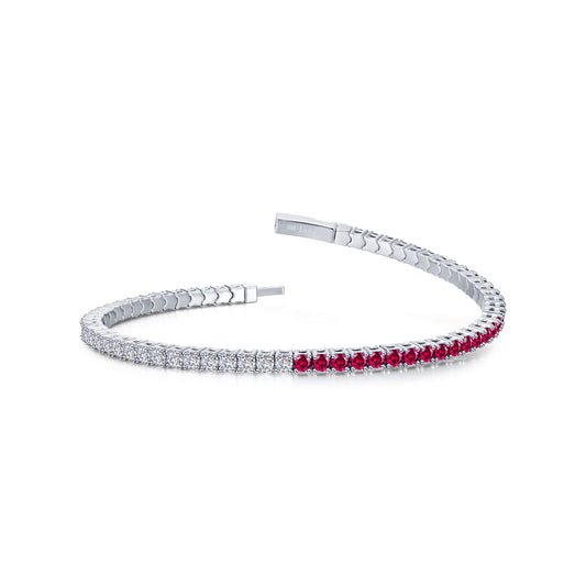 Lafonn Ruby Harmony Flexible Bracelet