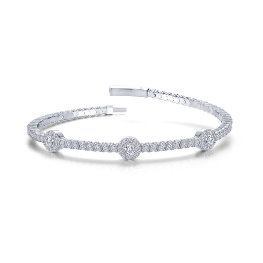Lafonn 3.20 CTW Halo Station Flexible Tennis Bracelet