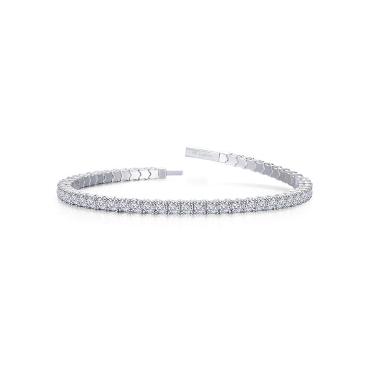 3.25 CTW Station Flexible Tennis Bracelet