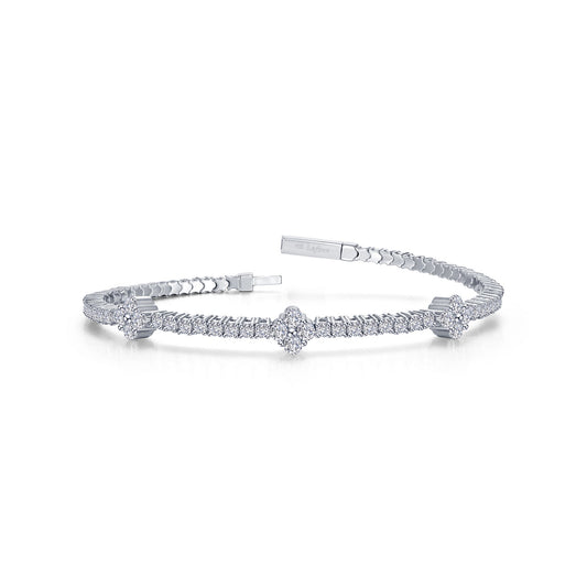 Lafonn 2.65 CTW Station Flexible Tennis Bracelet