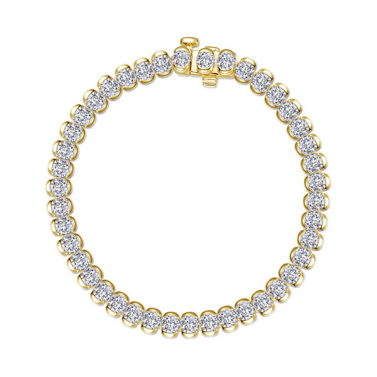 Lafonn 7.5 CTW Aria Half- Bezel Tennis Bracelet