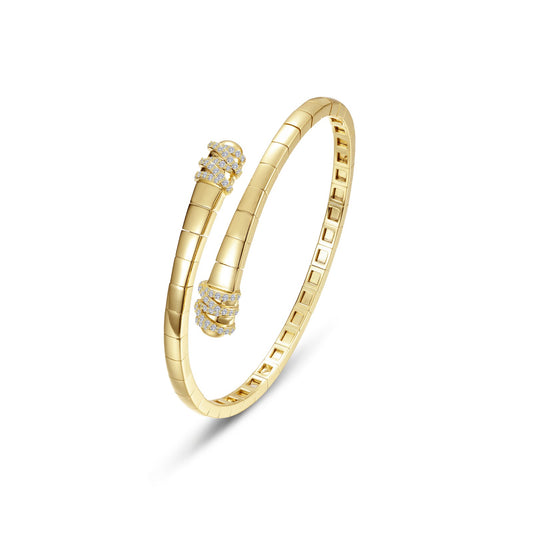 Lafonn Ribbon Bypass Flexible Bangle