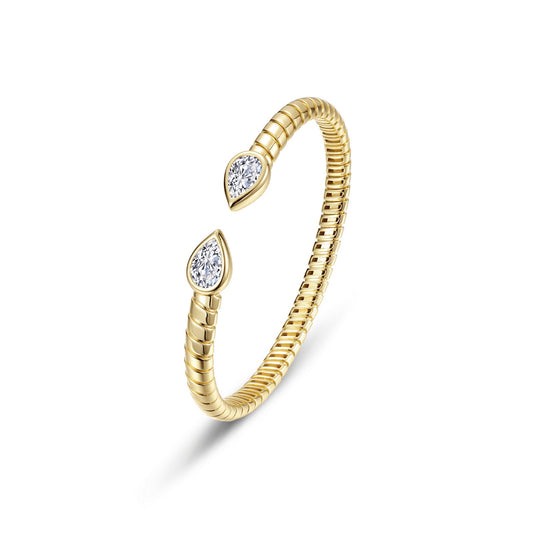 Lafonn Bezel Teardrop Cuff
