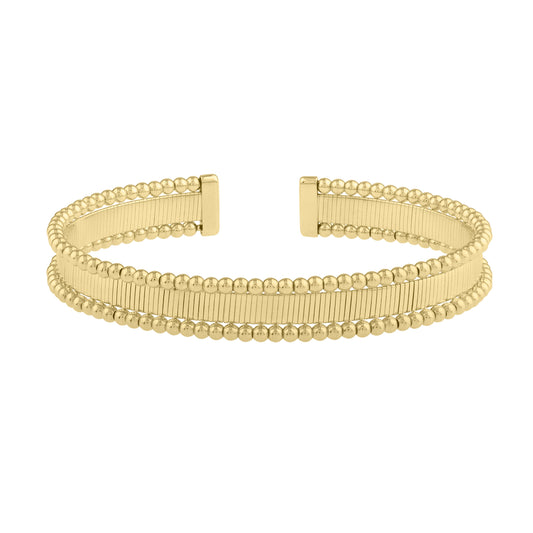 Royal Chain 14K Pallina Beaded Bangle  B10224