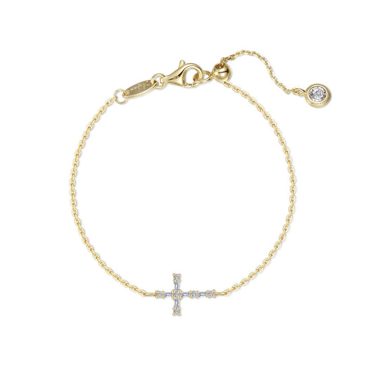 Lafonn Eden Baguette Cross Bracelet