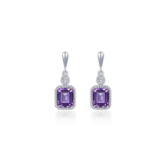Lafonn February Birthstone Earrings