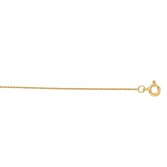 14K Gold .40mm Classic Box Chain