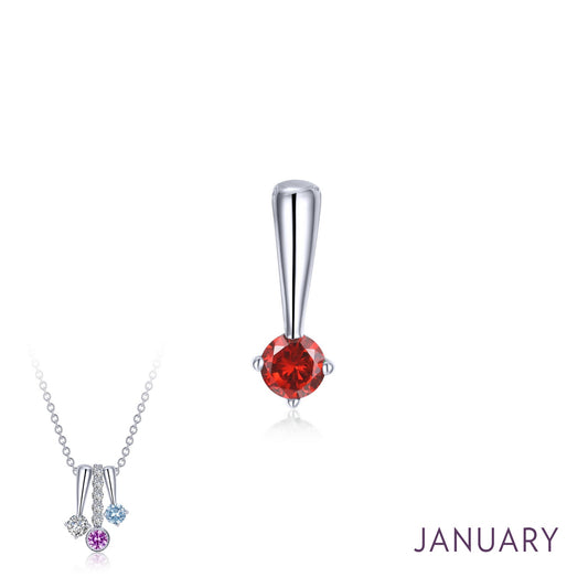 Lafonn January Birthstone Love Pendant