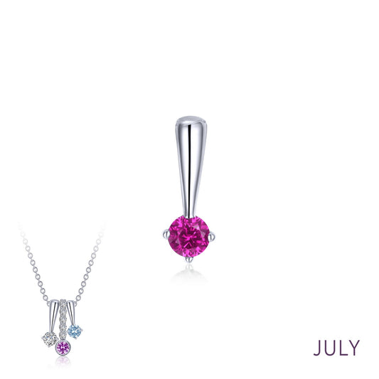 Lafonn July Birthstone Love Pendant