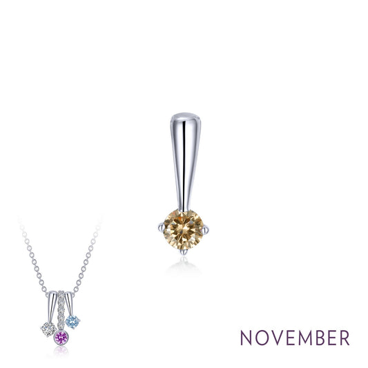 Lafonn November Birthstone Love Pendant