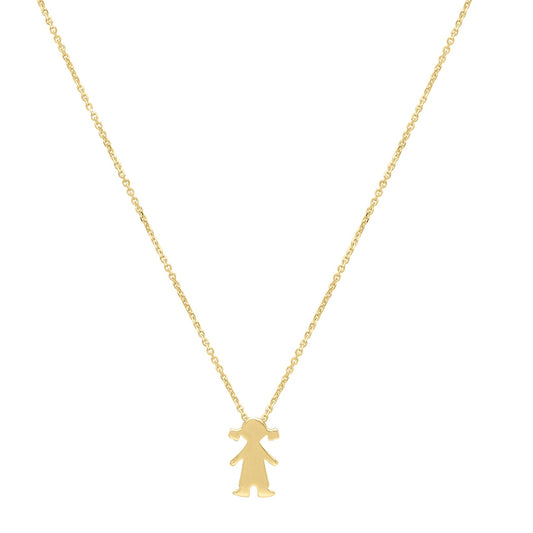 Royal Chain 14K Girl Necklace C15922