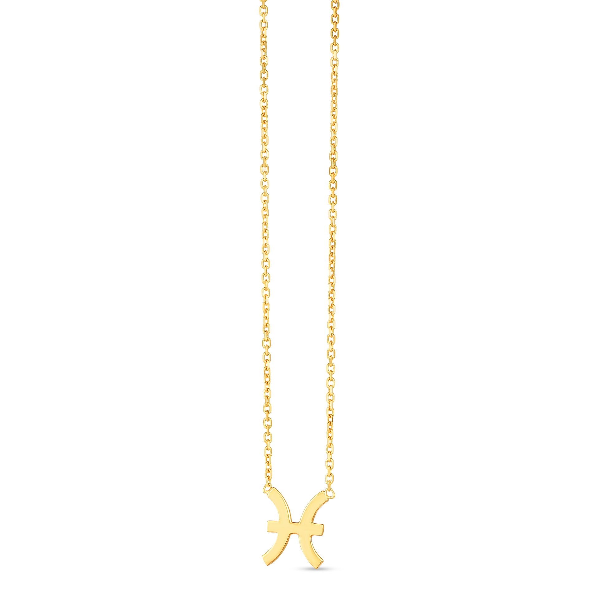 Royal Chain 14K Pisces Necklace C16201