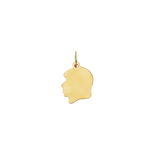 Royal Chain 14K Gold Small Girl Charm CH304