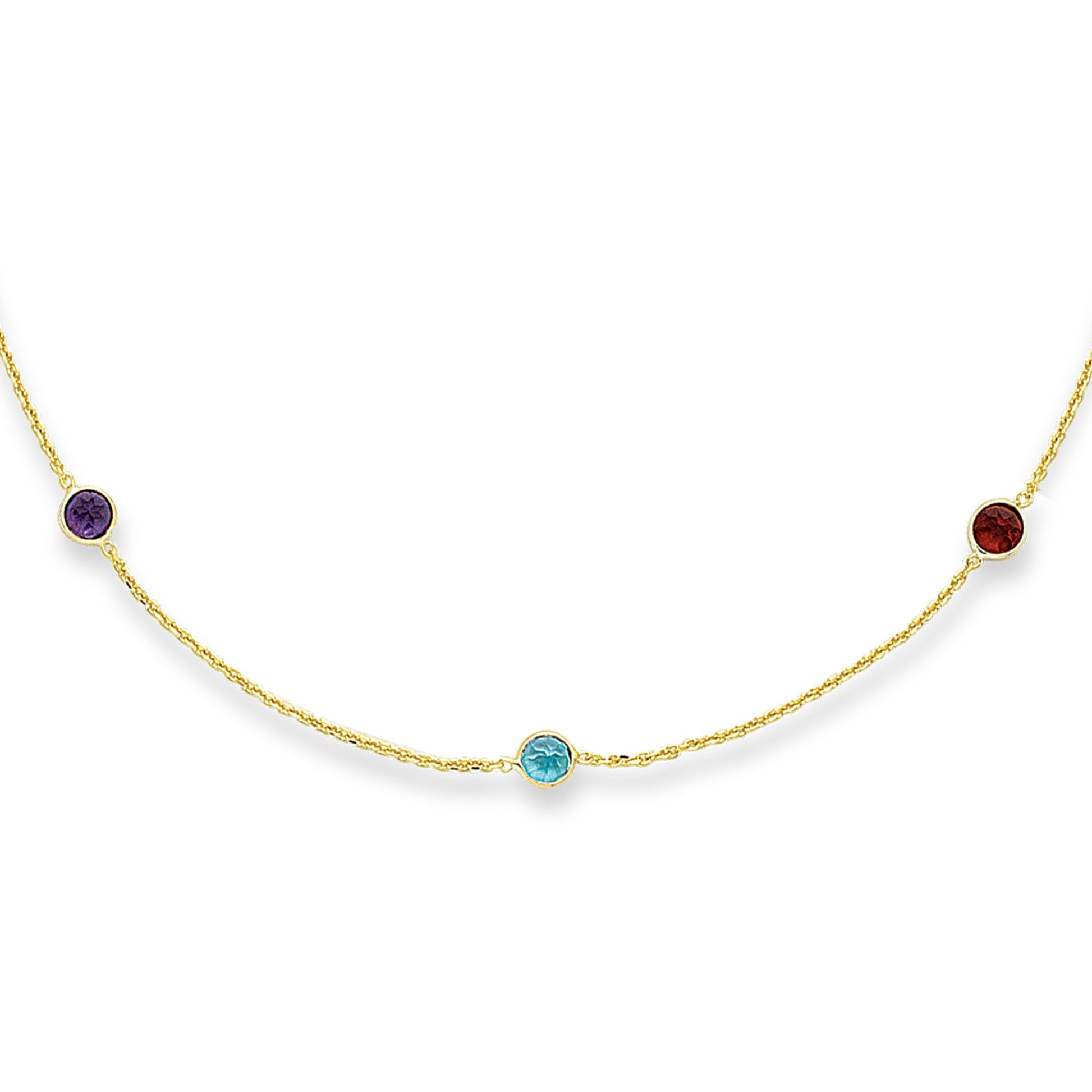 Royal Chain 14K Gold Semi-Precious Necklace CS140