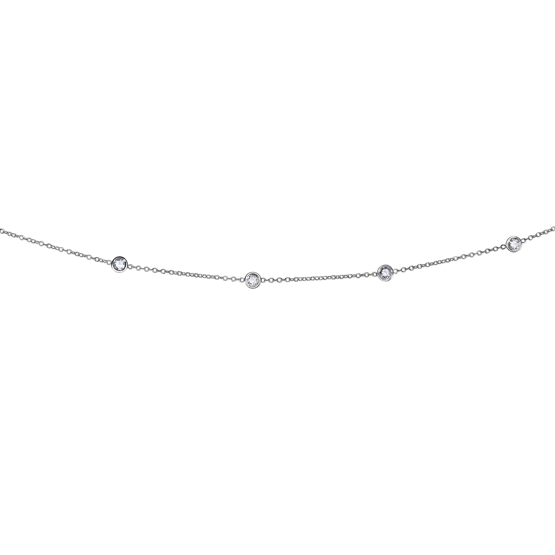 Royal Chain 14K Gold 1.0ct Diamonds by the Yard Necklace DGN305