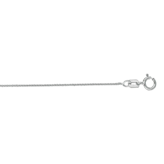Royal Chain 14K Gold .6mm Diamond Cut Round Wheat Chain DWSP20