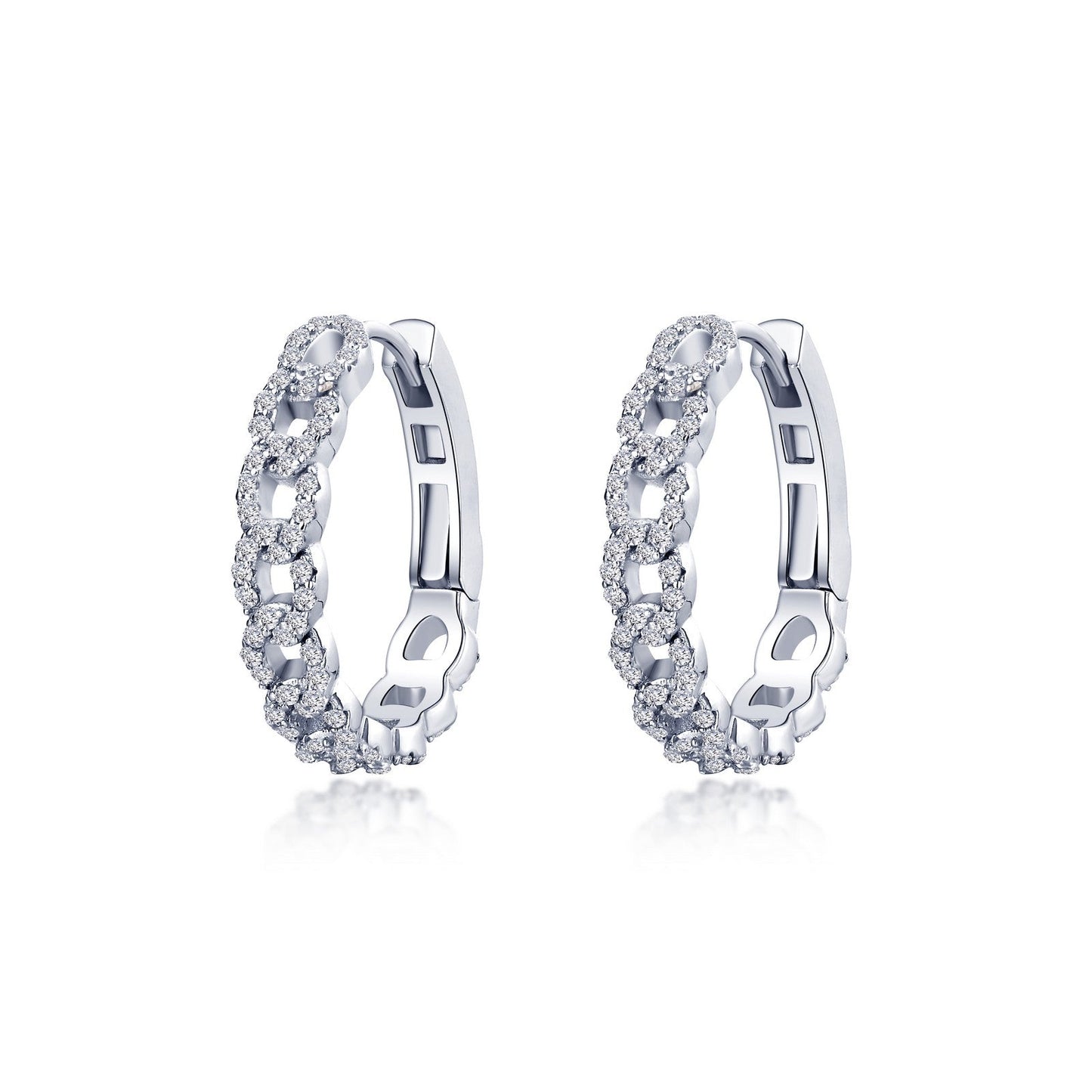 5-Row Huggie Hoop Earrings