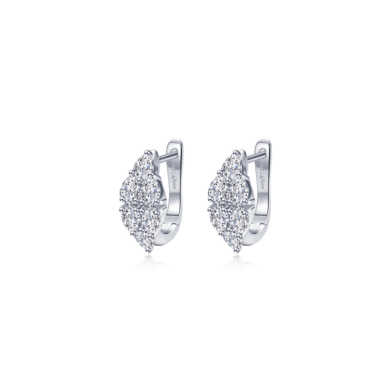 lafonn-cluster-huggie-hoop-earrings