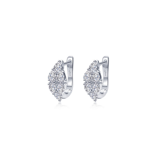 lafonn-cluster-huggie-hoop-earrings