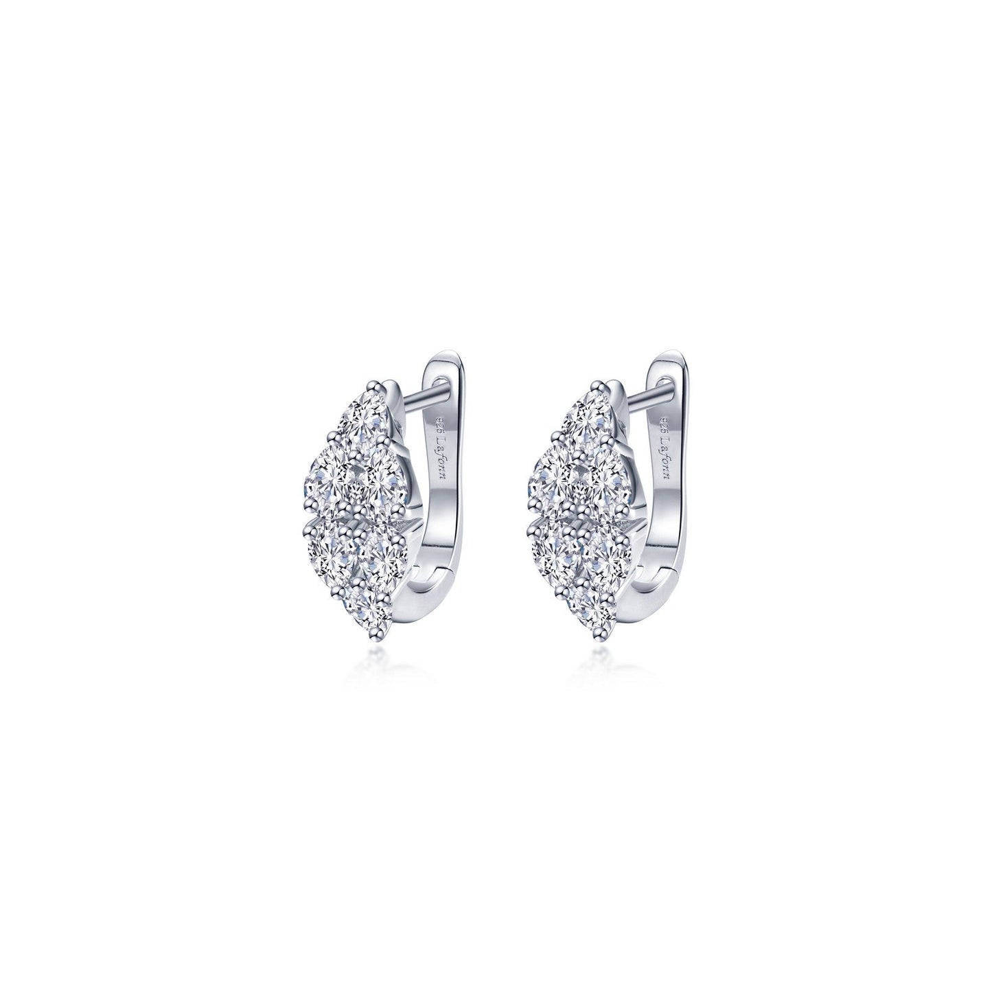 0.72 CTW Pear-shaped Halo Stud Earrings