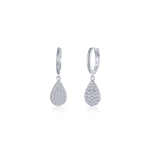 Lafonn Pave Teardrop Dangle Earrings