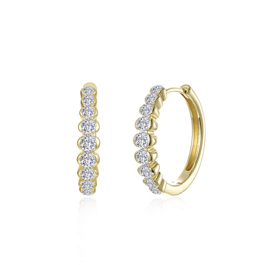 Lafonn Medium Willow Hoop Earrings