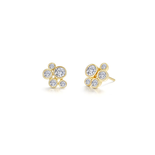 Lafonn Bubble Cluster Bezel Earrings