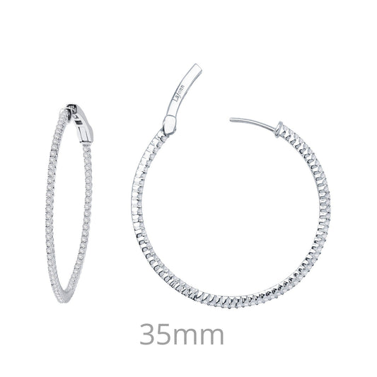 15mm x 55mm Hoop Earrings