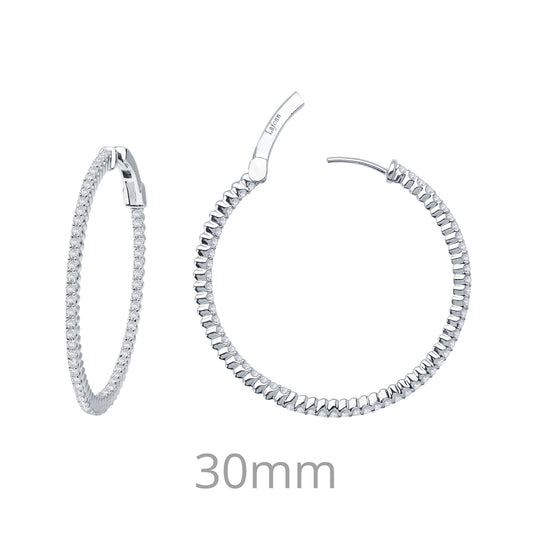 Lafonn 30mm Hoop Earrings