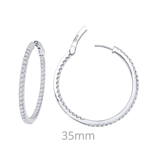 Lafonn 35mm Hoop Earrings