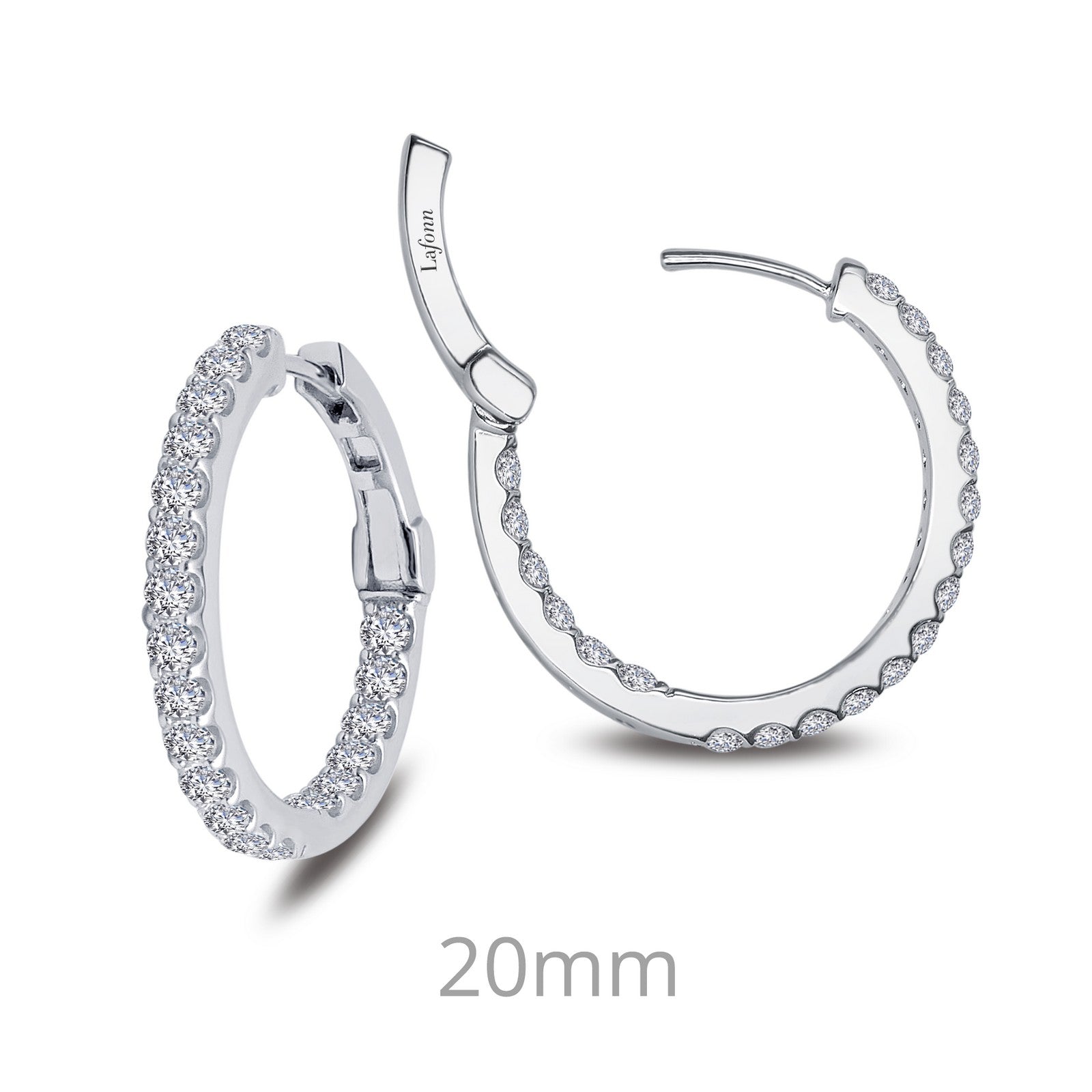 Lafonn 20mm Hoop Earrings