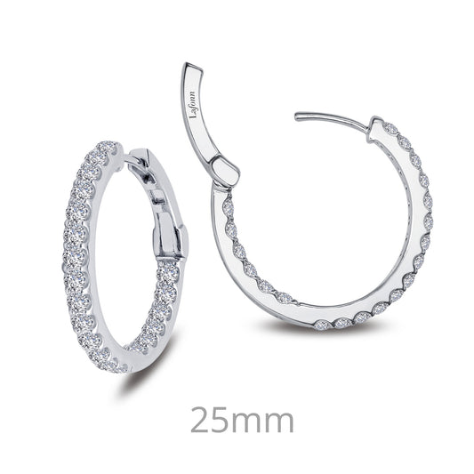 Lafonn 25mm Hoop Earrings