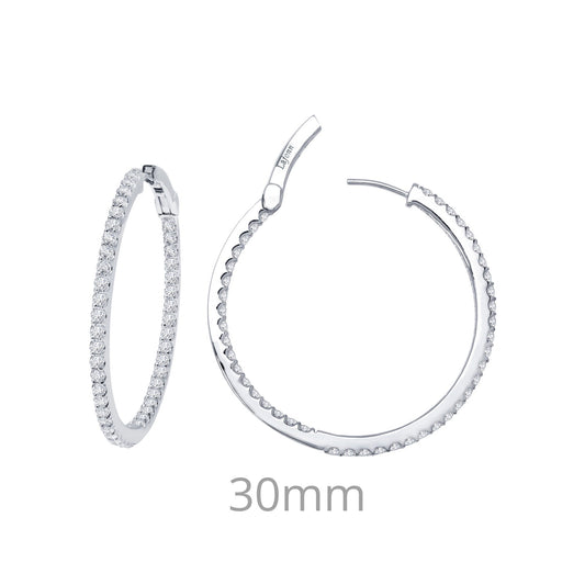 Lafonn 30mm Hoop Earrings