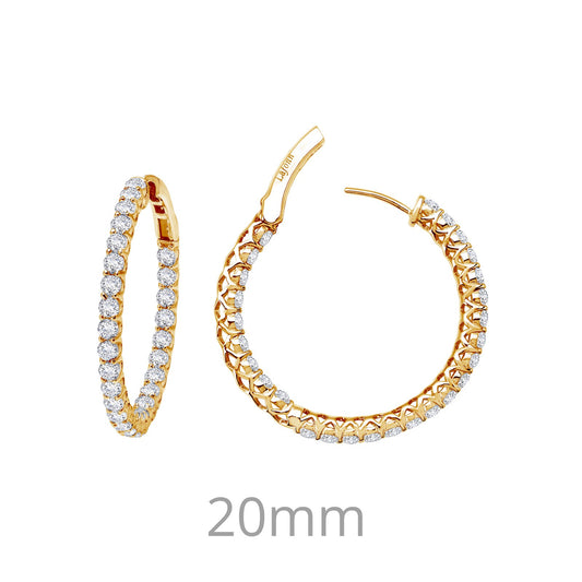 Lafonn 20mm Hoop Earrings