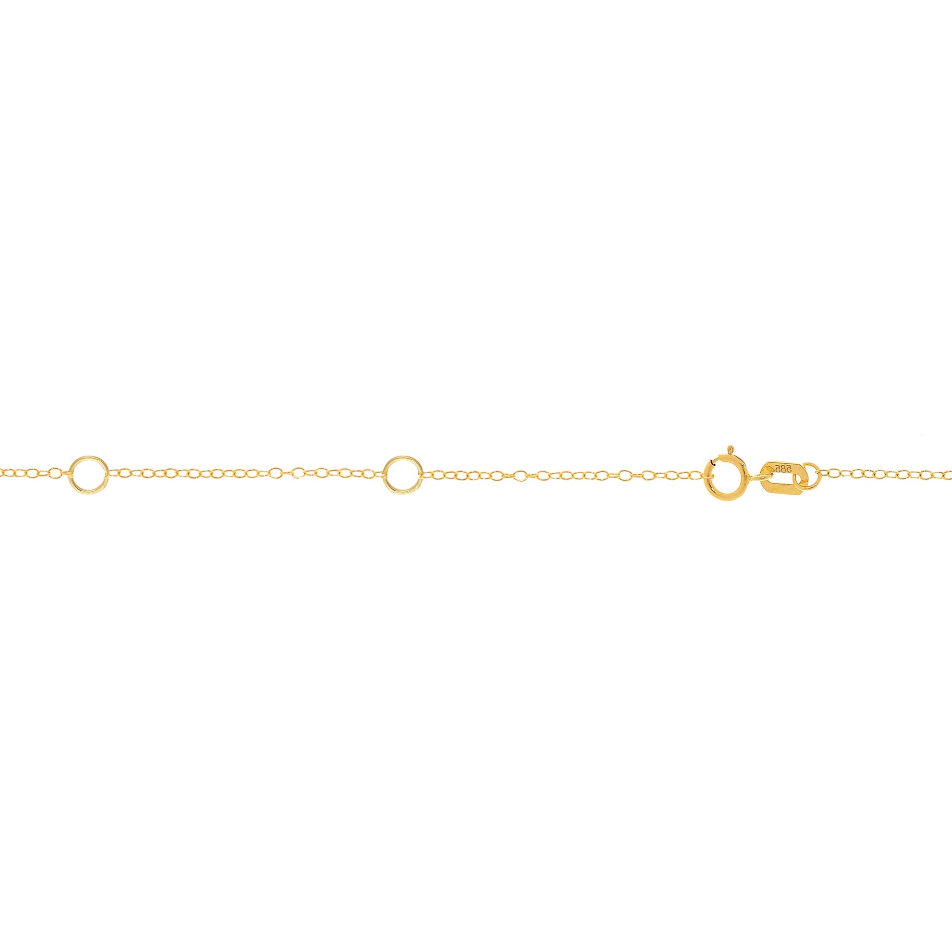Royal Chain 14K Gold 1.3mm Double Extendable Piatto Chain EEPT025