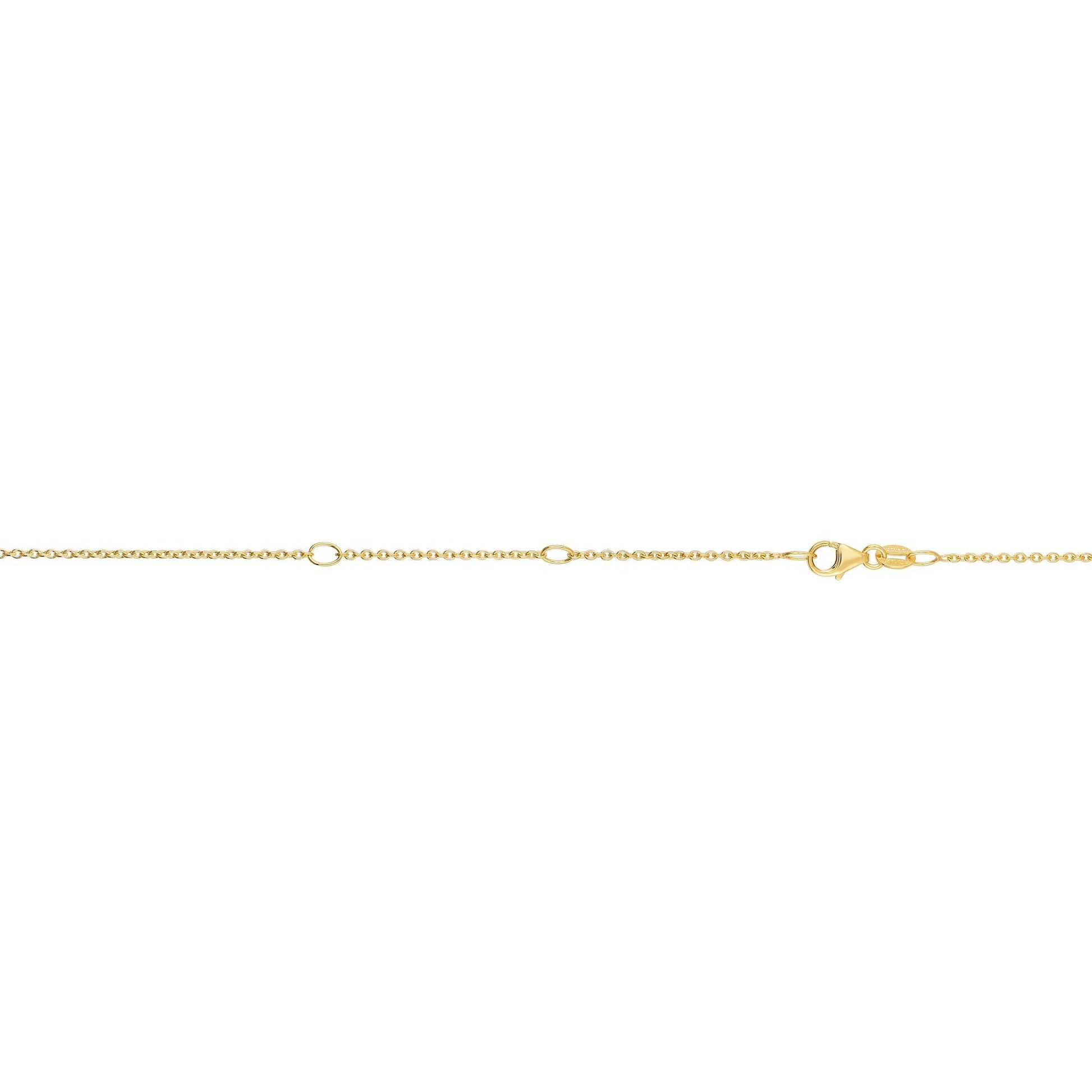 Royal Chain 14K Gold 1.2mm Double Extendable Cable Chain EERF030