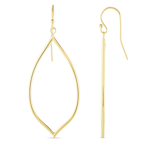 Royal Chain 14K Gold Polished Dangle Earring ER1812