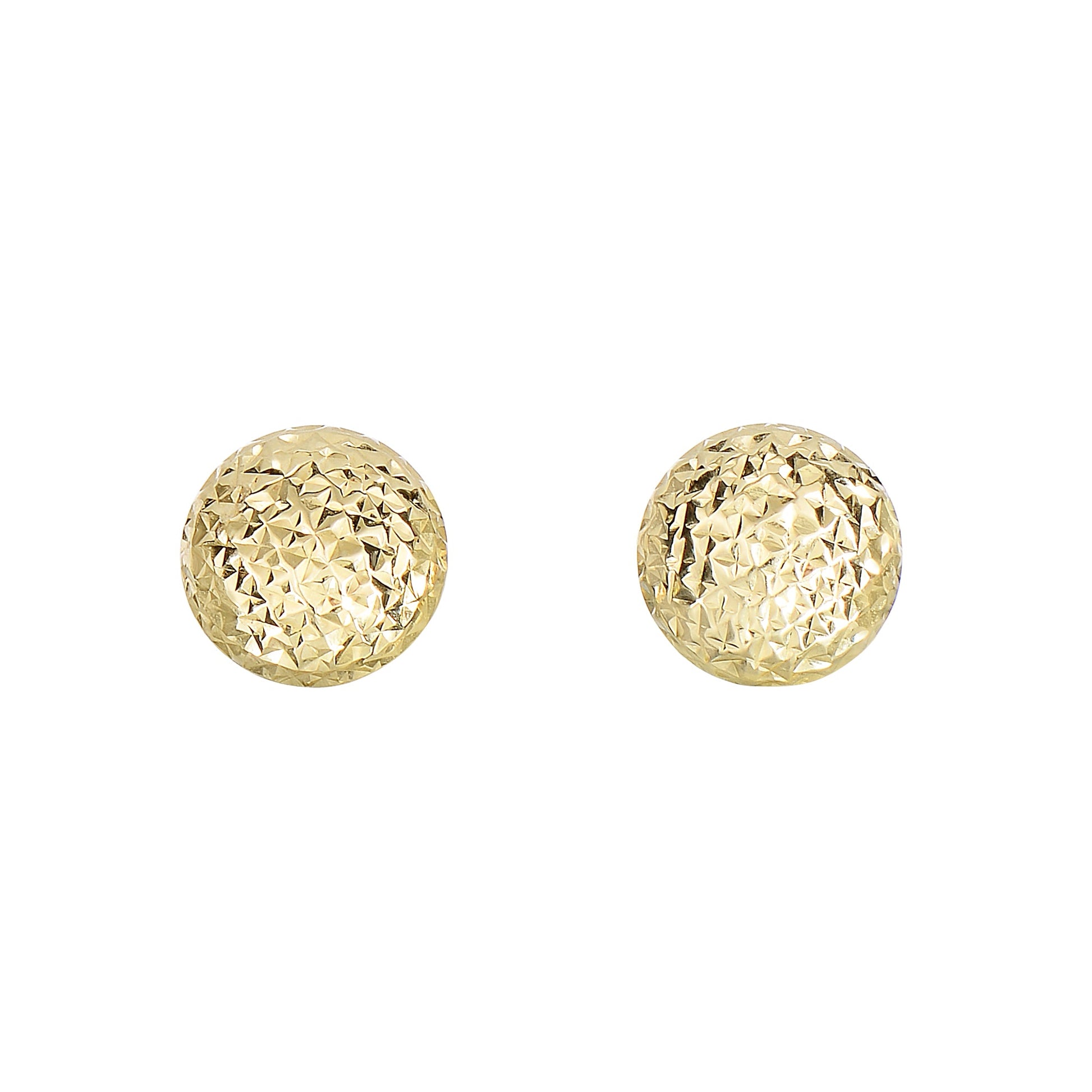 Royal Chain 14K Gold Diamond Cut Post Earring ER3664