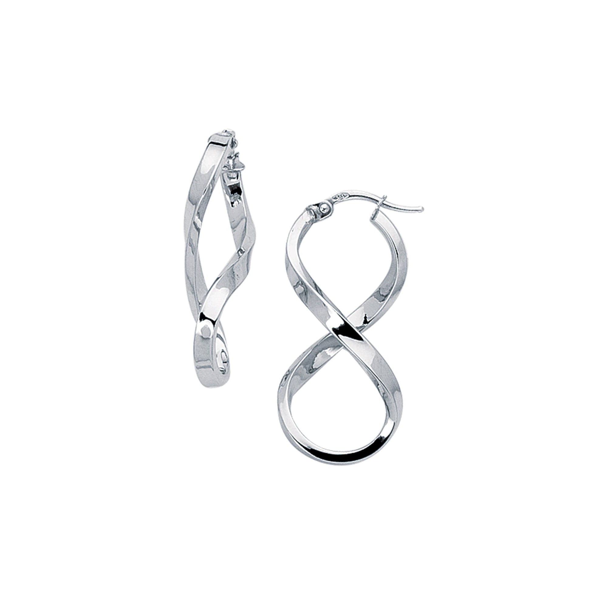 Royal Chain 14K Gold Infinity Freeform Earring ER38