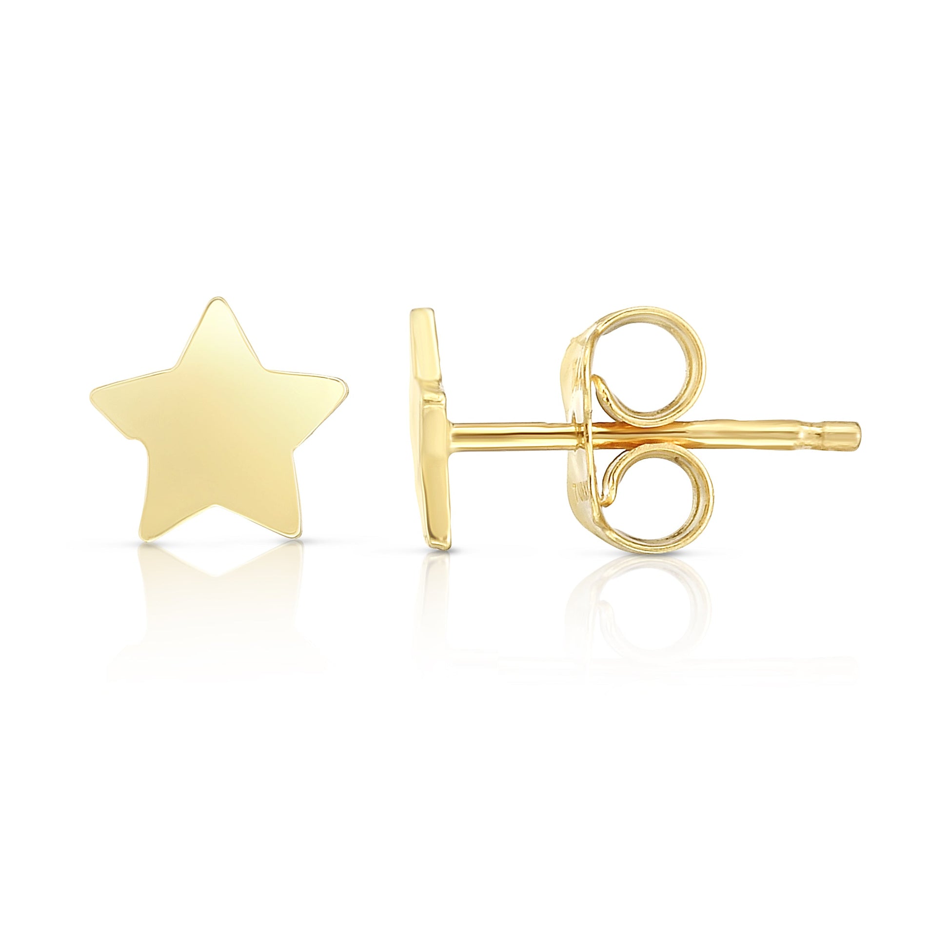 Royal Chain 14K Gold Polished Star Stud Earring ER6983