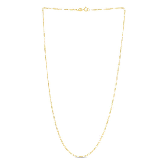 Royal Chain 14K Gold 1.3mm Figaro Chain FIG035