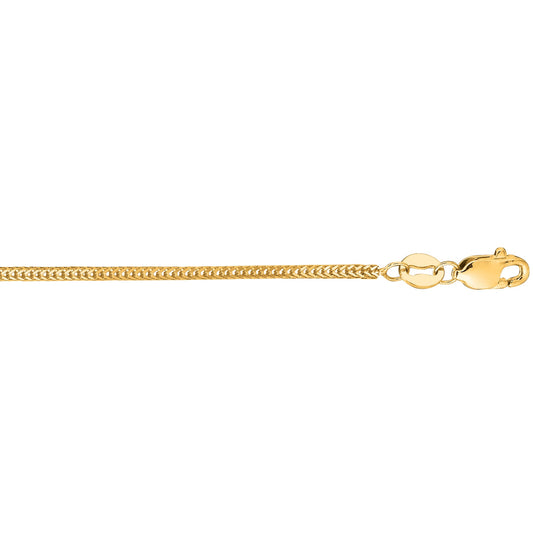 Royal Chain 14K Gold 1mm Foxtail Chain FOX100